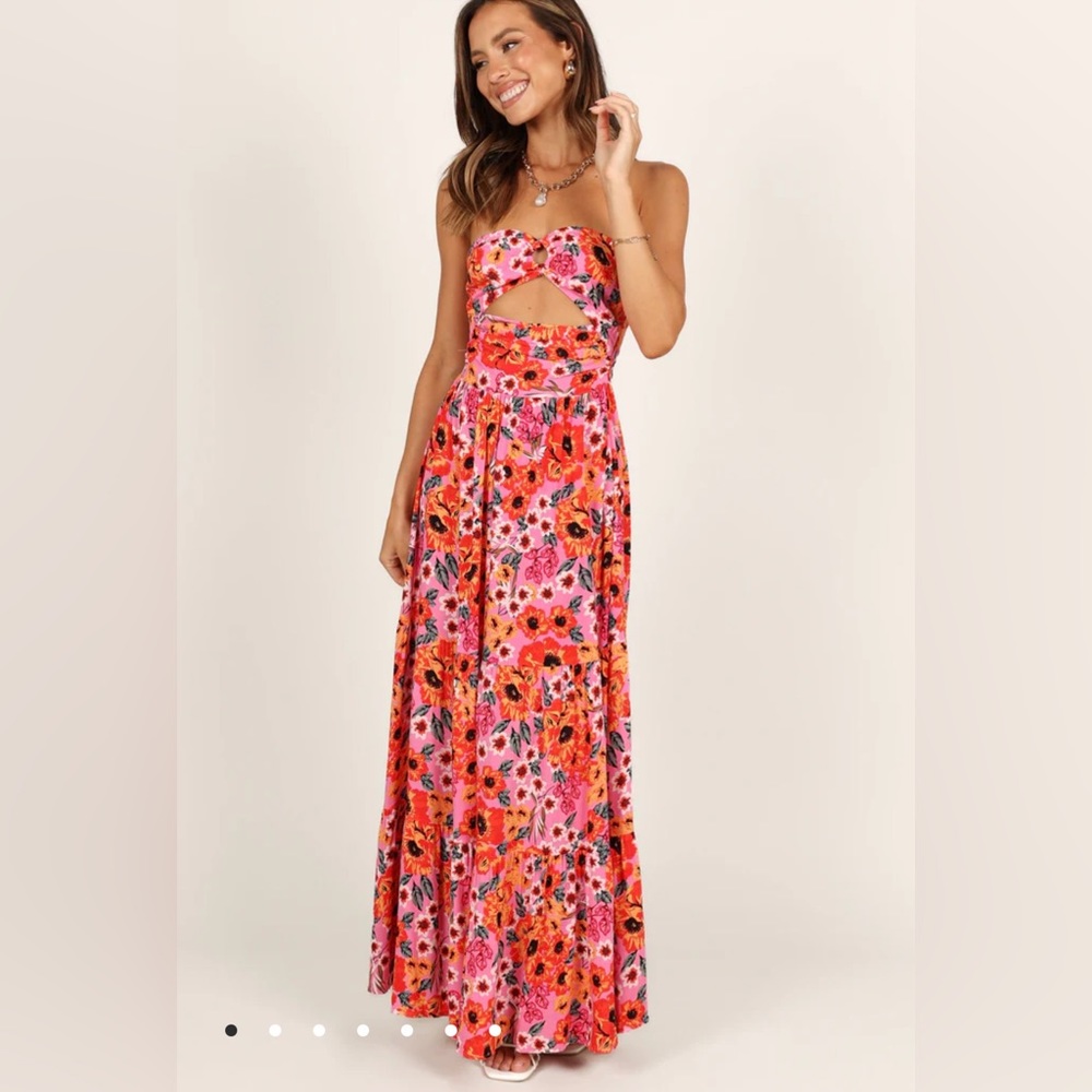 Sarai Maxi Dress - Pink Floral